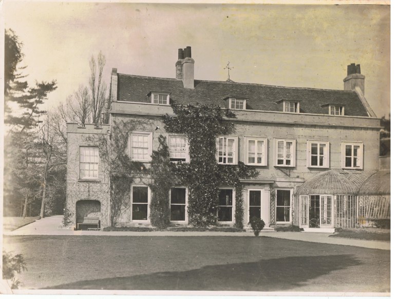 Small country house: Dawley Court, Hayes, Hillingdon, Uxbridge, Middlesex, UK. (c. 1894), was sold with 20 acres in 1929 for £10,000, and demolished soon after.