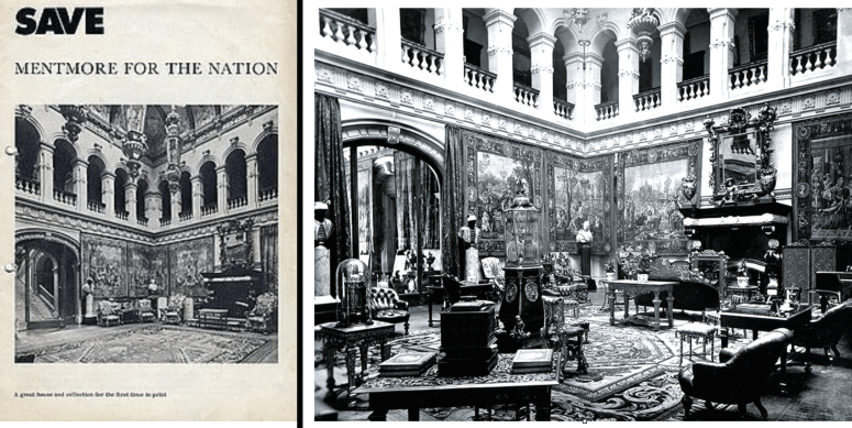 SAVE's campaign to save Mentmore Towers in 1974 was unsuccessful. The priceless contents were sold and are now dispersed over the world, and the house was sold and allowed to decay. Today, 42 years after it ceased to be a private house, it lies empty, "at risk" and facing an uncertain future.