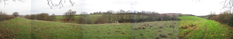 Panoramic view of Mill Wood looking north.