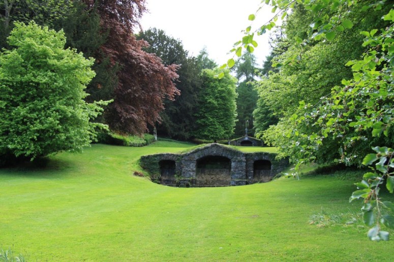 The Rousham cascade today